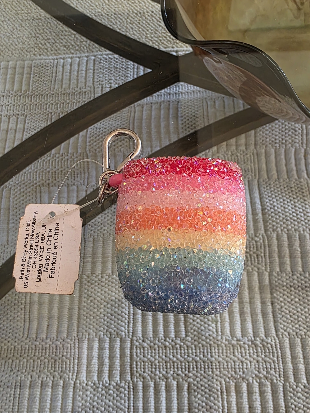 Bath & Body Works SPARKLE RAINBOW GEMS PRIDE Sanitizer Holders & Pocketbacs